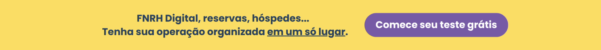 Teste grátis o PMS Hospedin