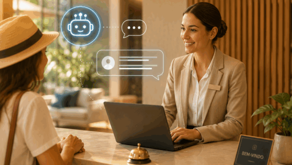 IA no atendimento hoteleiro: quando automatizar e quando manter o contato humano